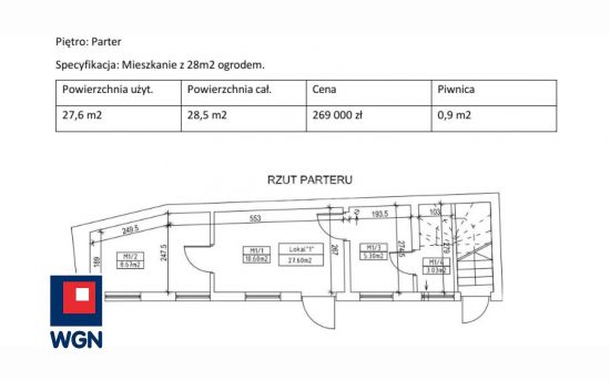 Mieszkanie na  sprzedaż Bydgoszcz - Na sprzedaż kawalerka w centrum Bydgoszczy - idealna inwestycja.